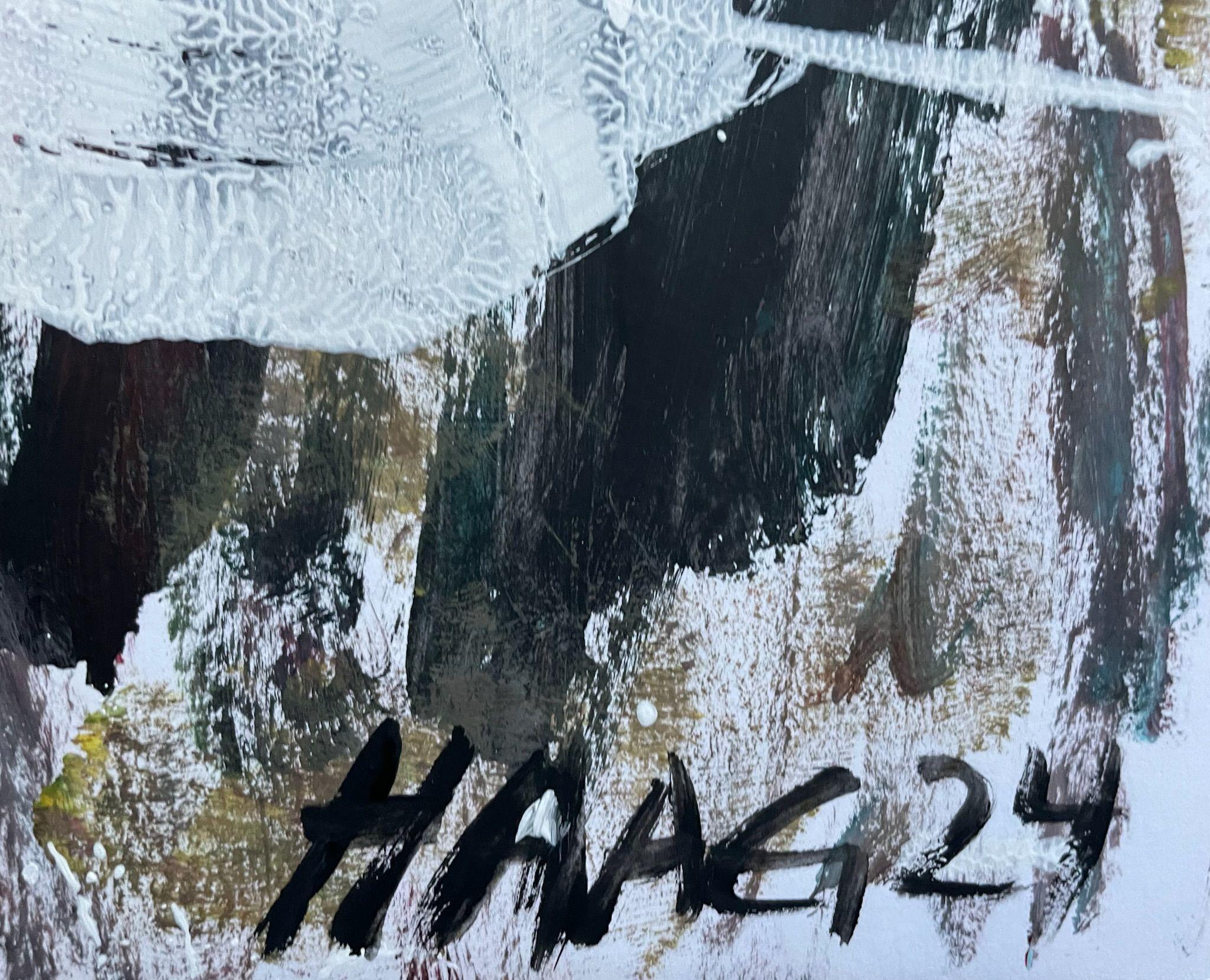 Im Labyrinth des Lebens, Gemälde, Acryl auf Papier im Angebot 2
