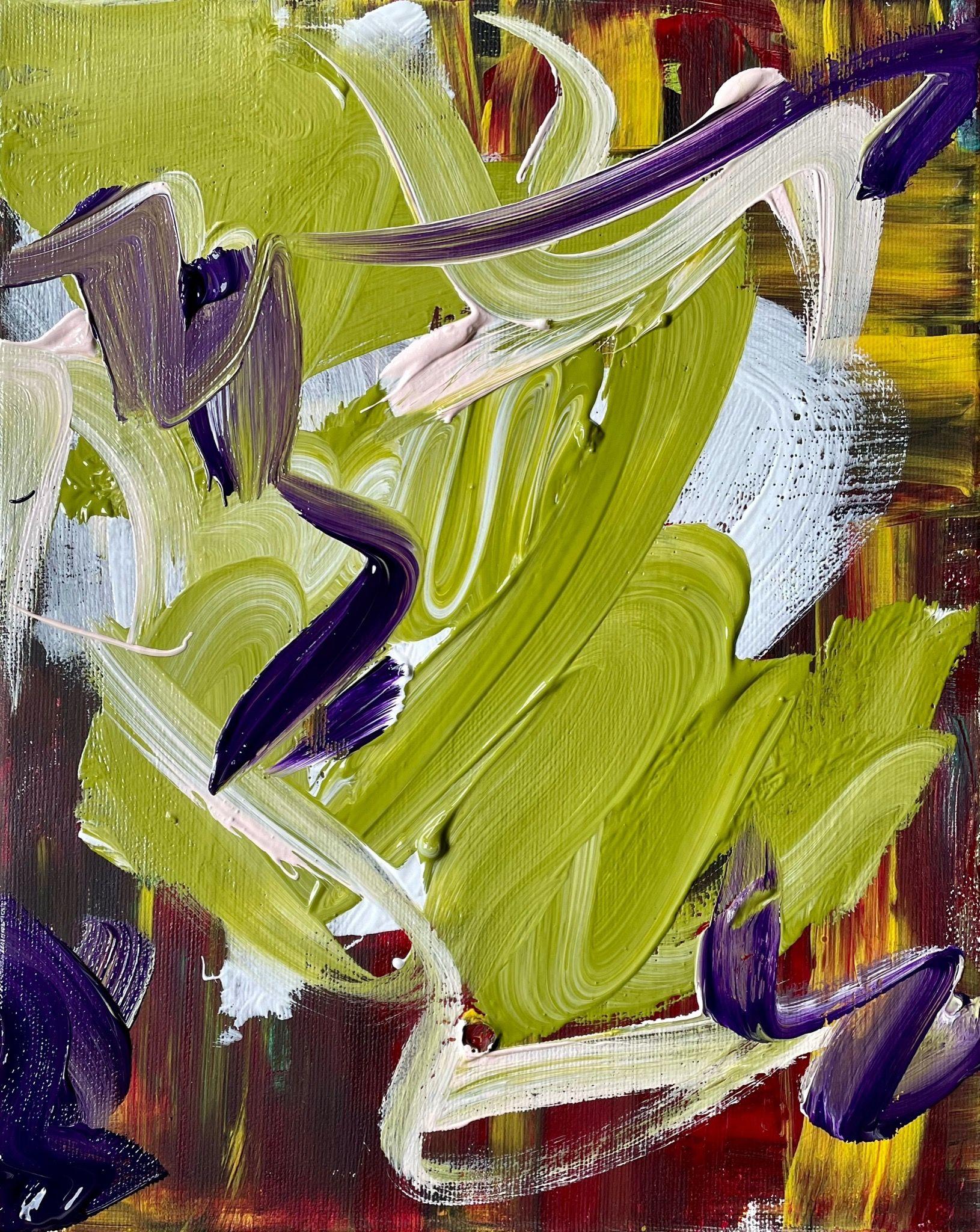 Con ganas de flotar (Tríptico), Pintura, Acrílico sobre lienzo en venta 2