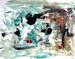 In the Neighborhood 1, Painting, Acrylic on Paper