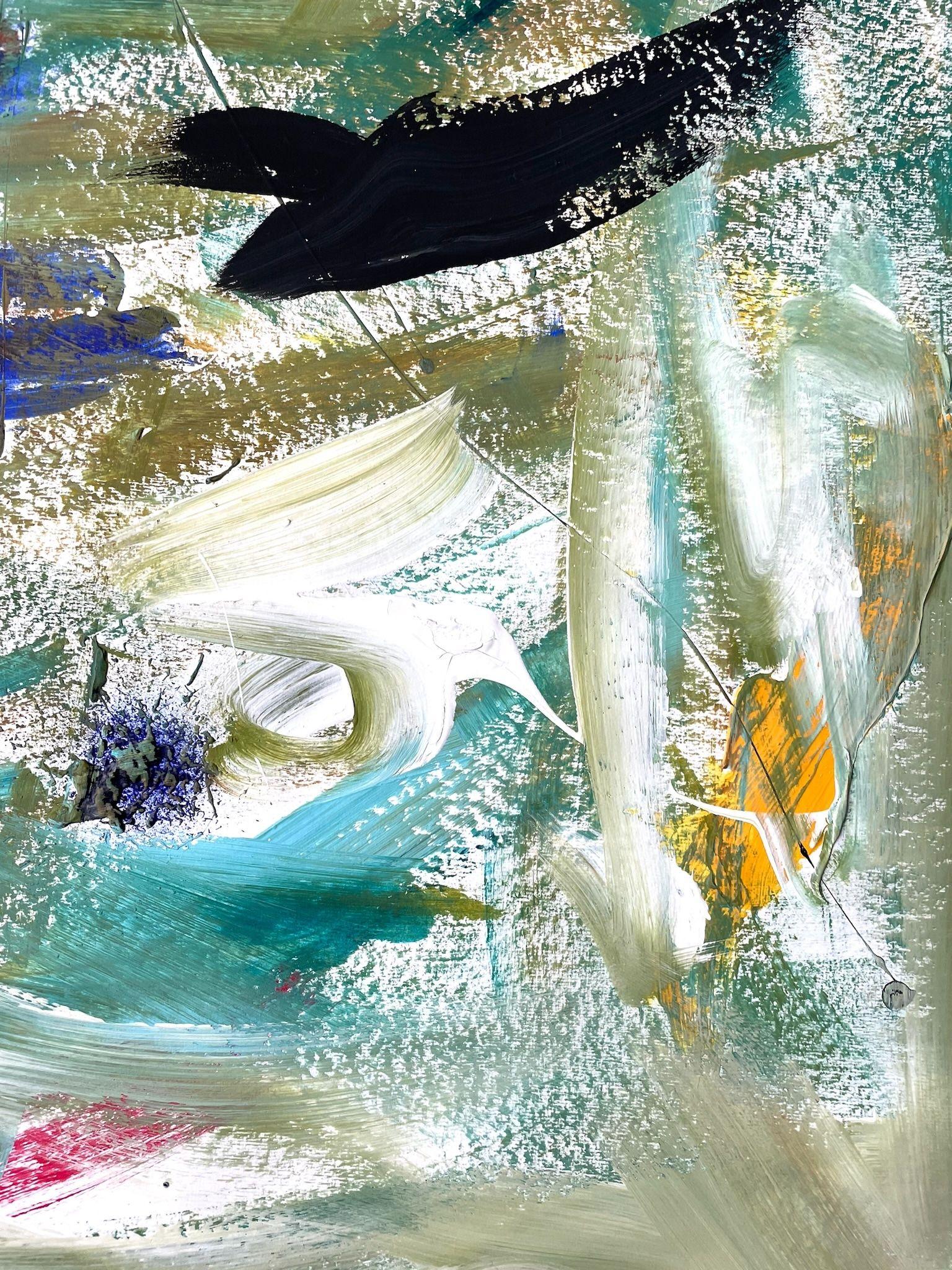 In the Neighborhood 2, Painting, Acrylic on Paper For Sale 3