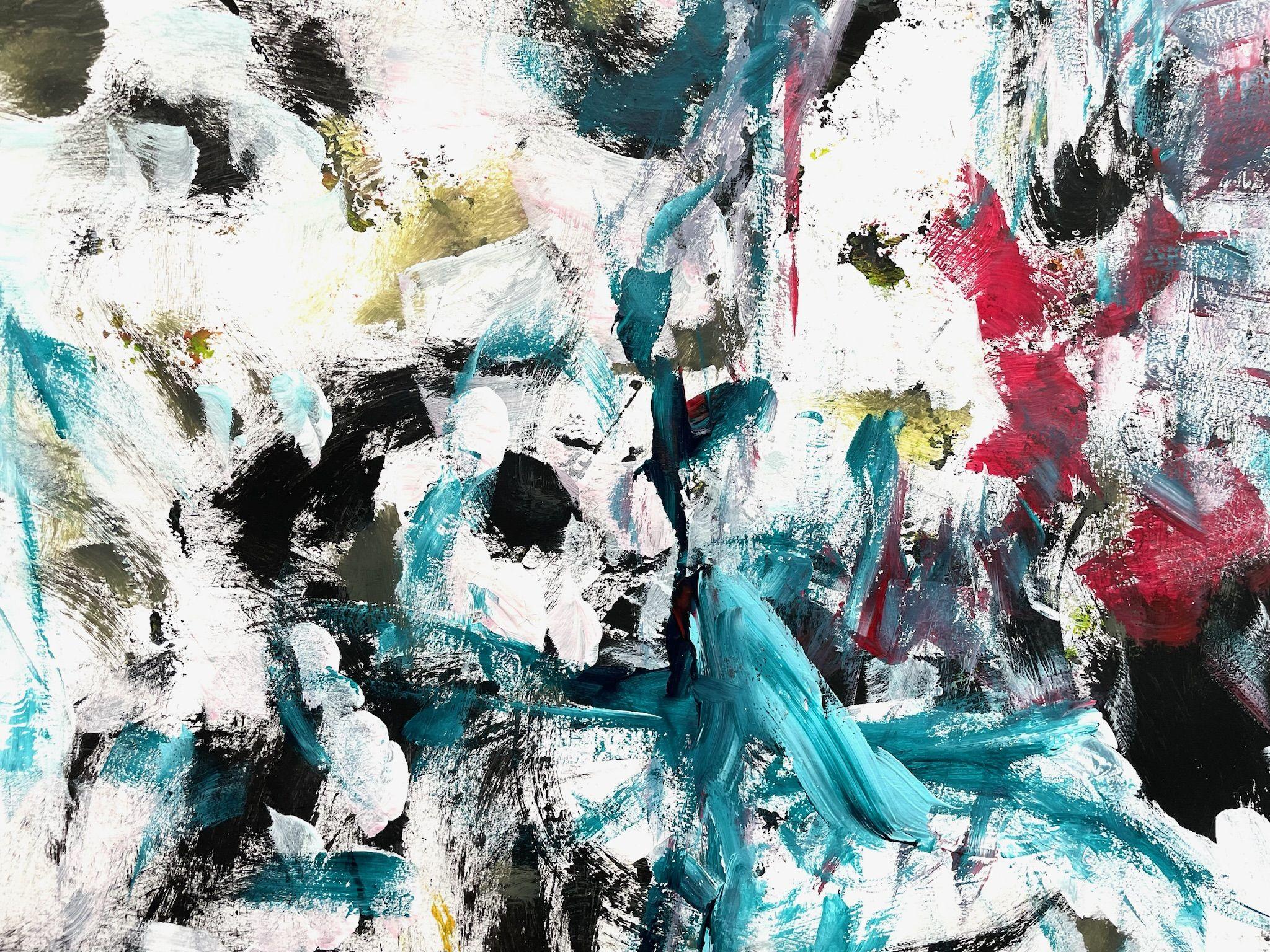 In the Neighborhood 3, Gemälde, Acryl auf Papier (Zeitgenössisch), Painting, von Christel Haag