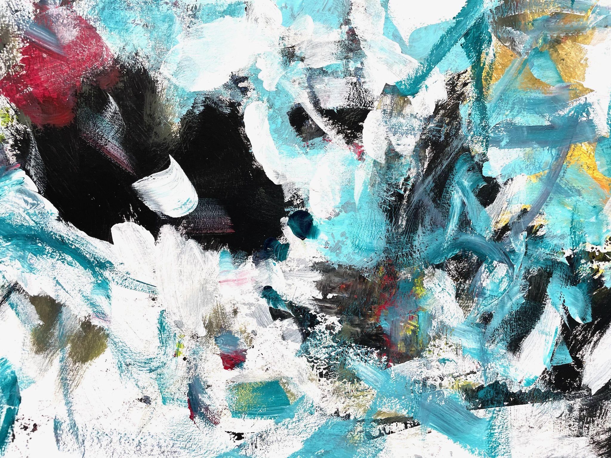 In the Neighborhood 3, Gemälde, Acryl auf Papier im Angebot 1