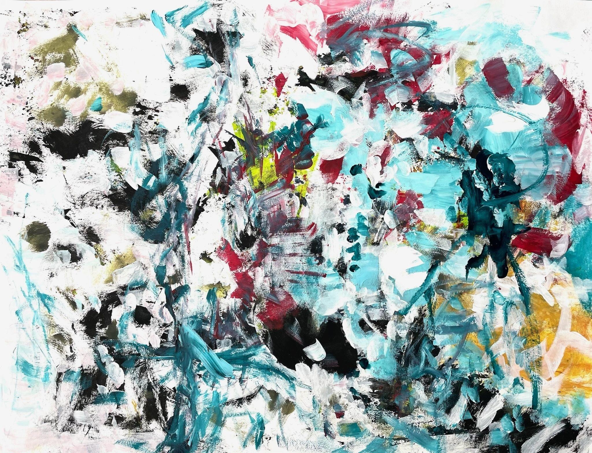 In the Neighborhood 3, Painting, Acrylic on Paper
