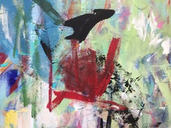 Es kommt und geht, Gemälde, Acryl auf Leinwand