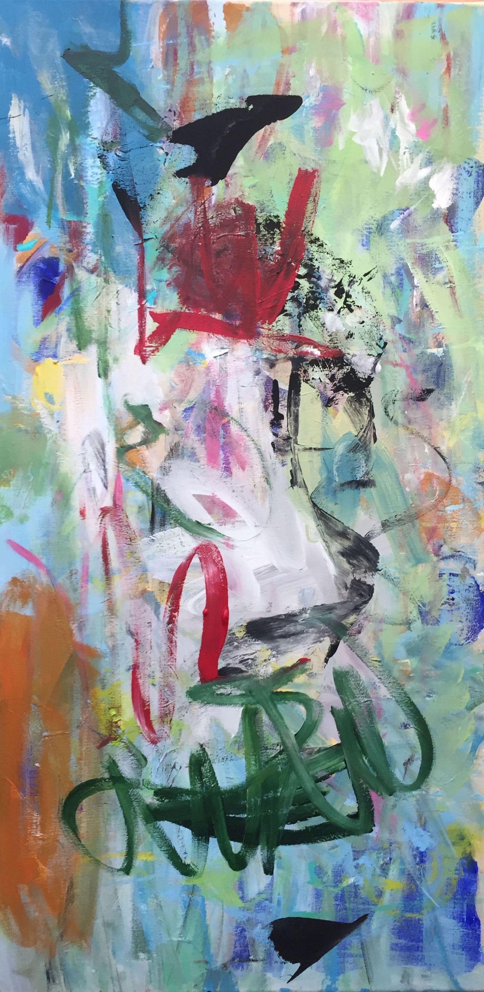 Es kommt und geht, Gemälde, Acryl auf Leinwand