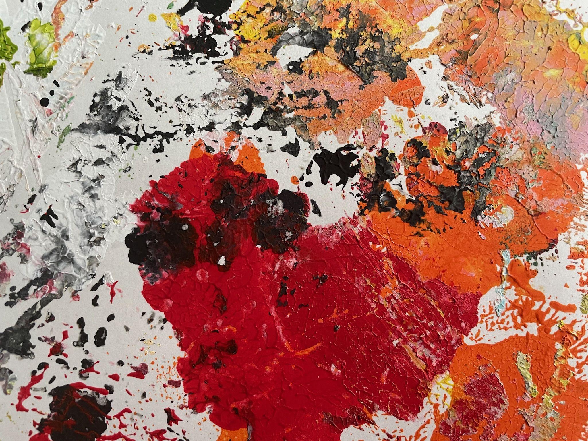ItÂ's Cool Man, Pintura, AcrÃlico sobre papel - Painting Contemporáneo de Christel Haag