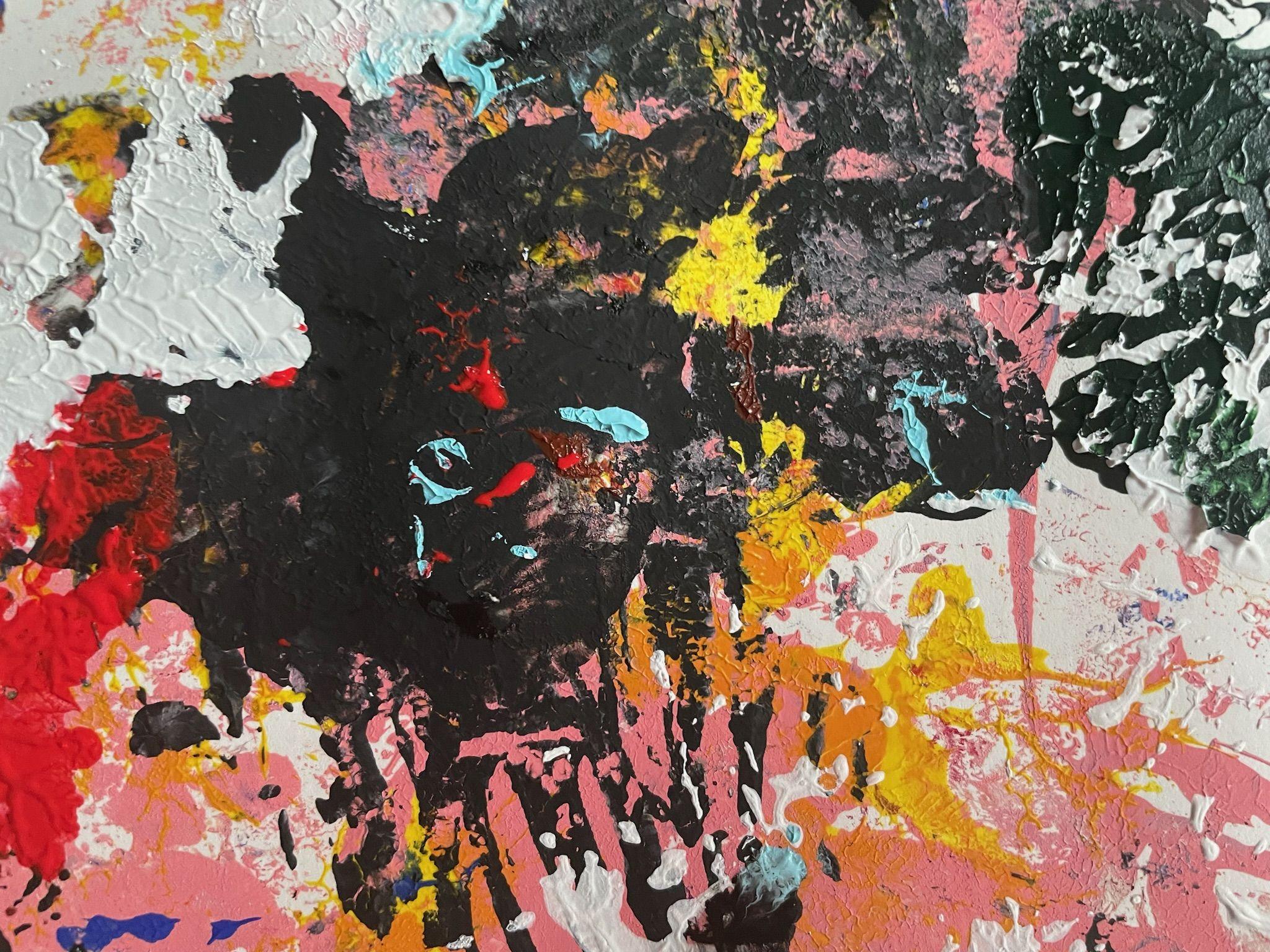 Kleine Pflanze im groÃŸen Universum, Pintura, AcrÃlico sobre papel en venta 1