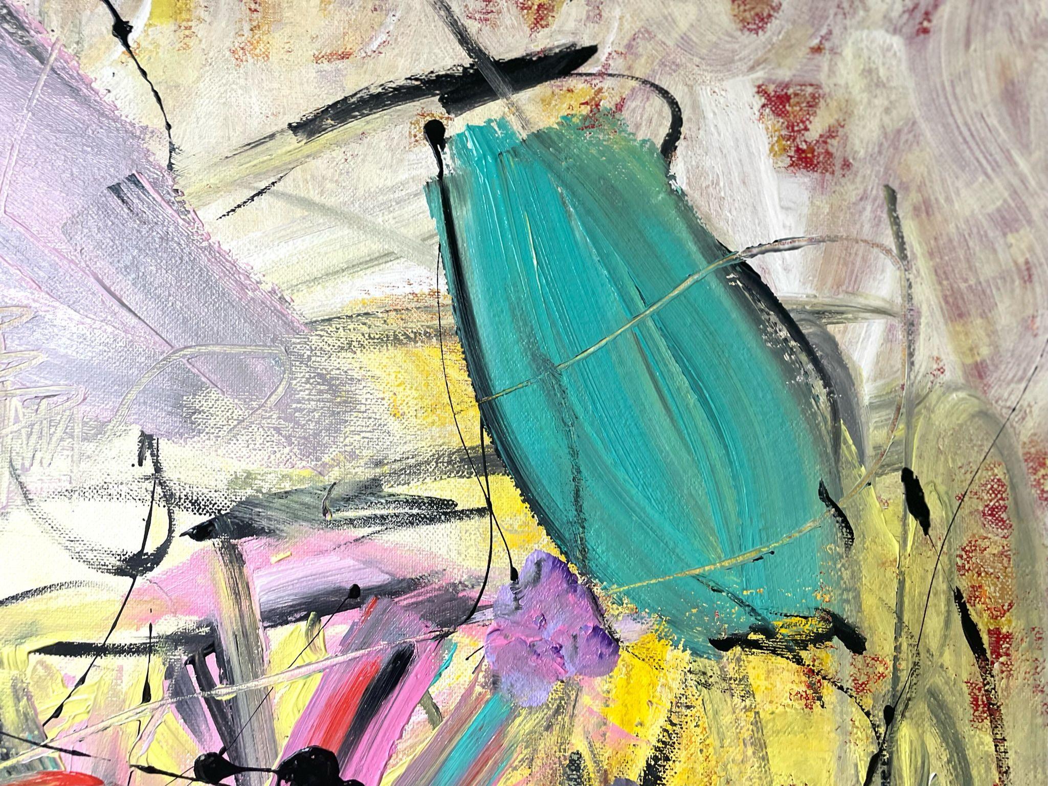 Kleines FamilienglÃ¼ck, Malerei, Acryl auf Leinwand (Zeitgenössisch), Painting, von Christel Haag