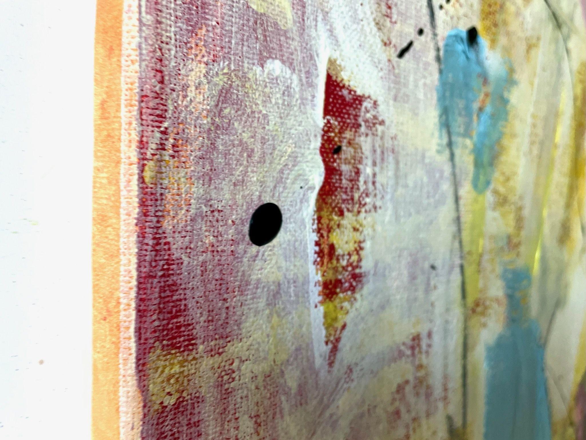 Kleines FamilienglÃ¼ck, Malerei, Acryl auf Leinwand im Angebot 2