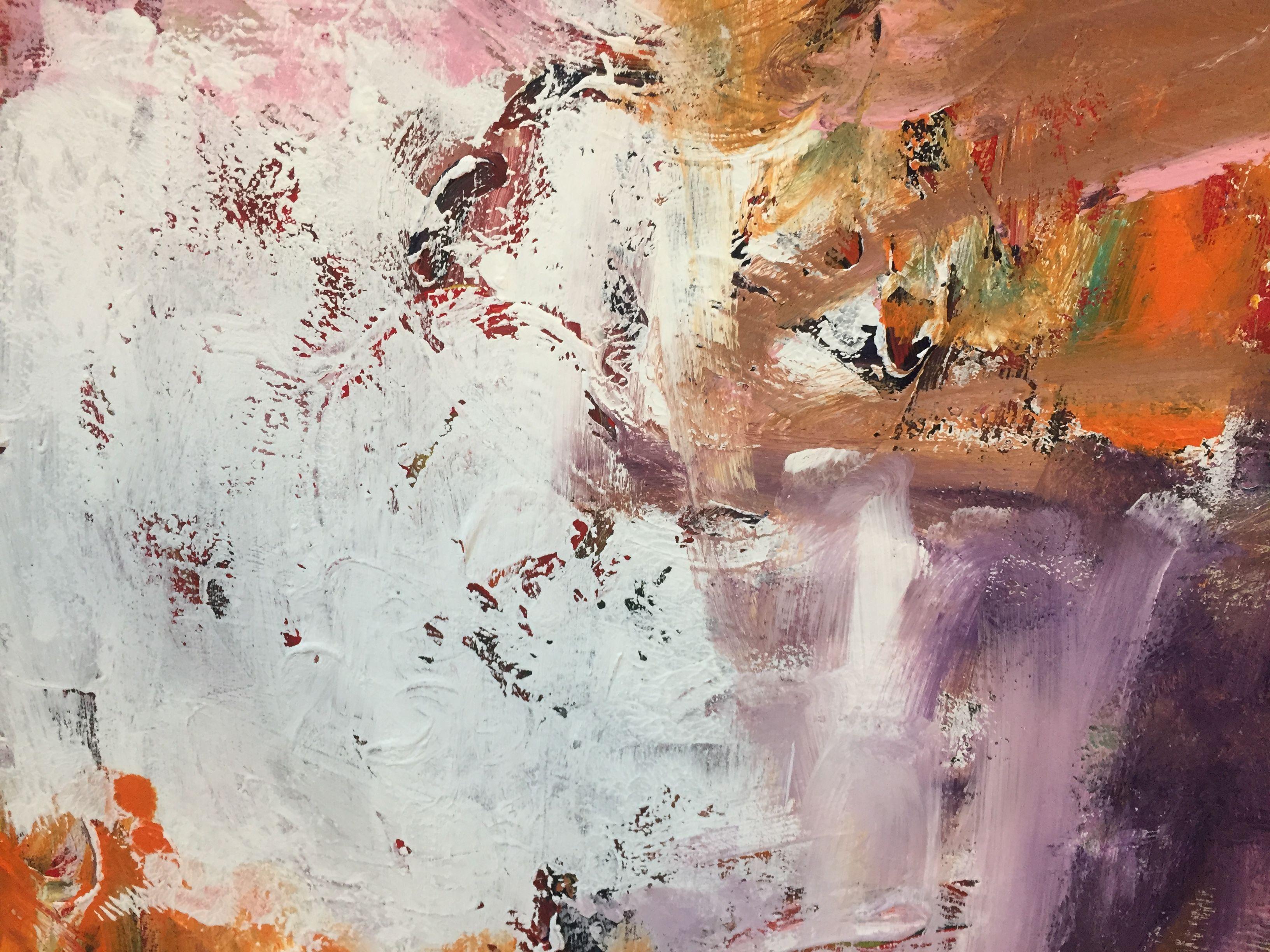 Peinture, acrylique sur toile, Li-la-la - Contemporain Painting par Christel Haag