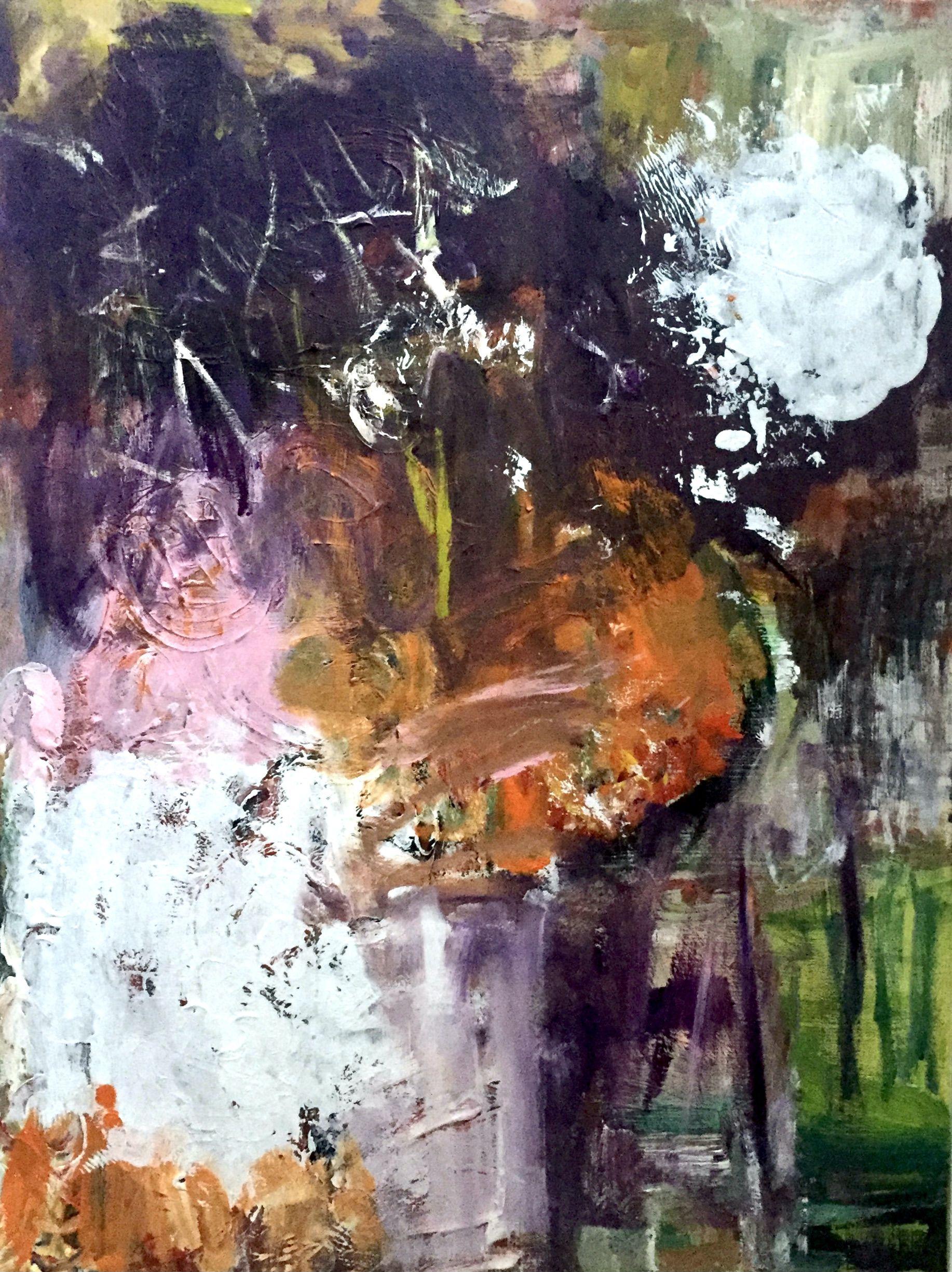 Abstract Painting Christel Haag - Peinture, acrylique sur toile, Li-la-la