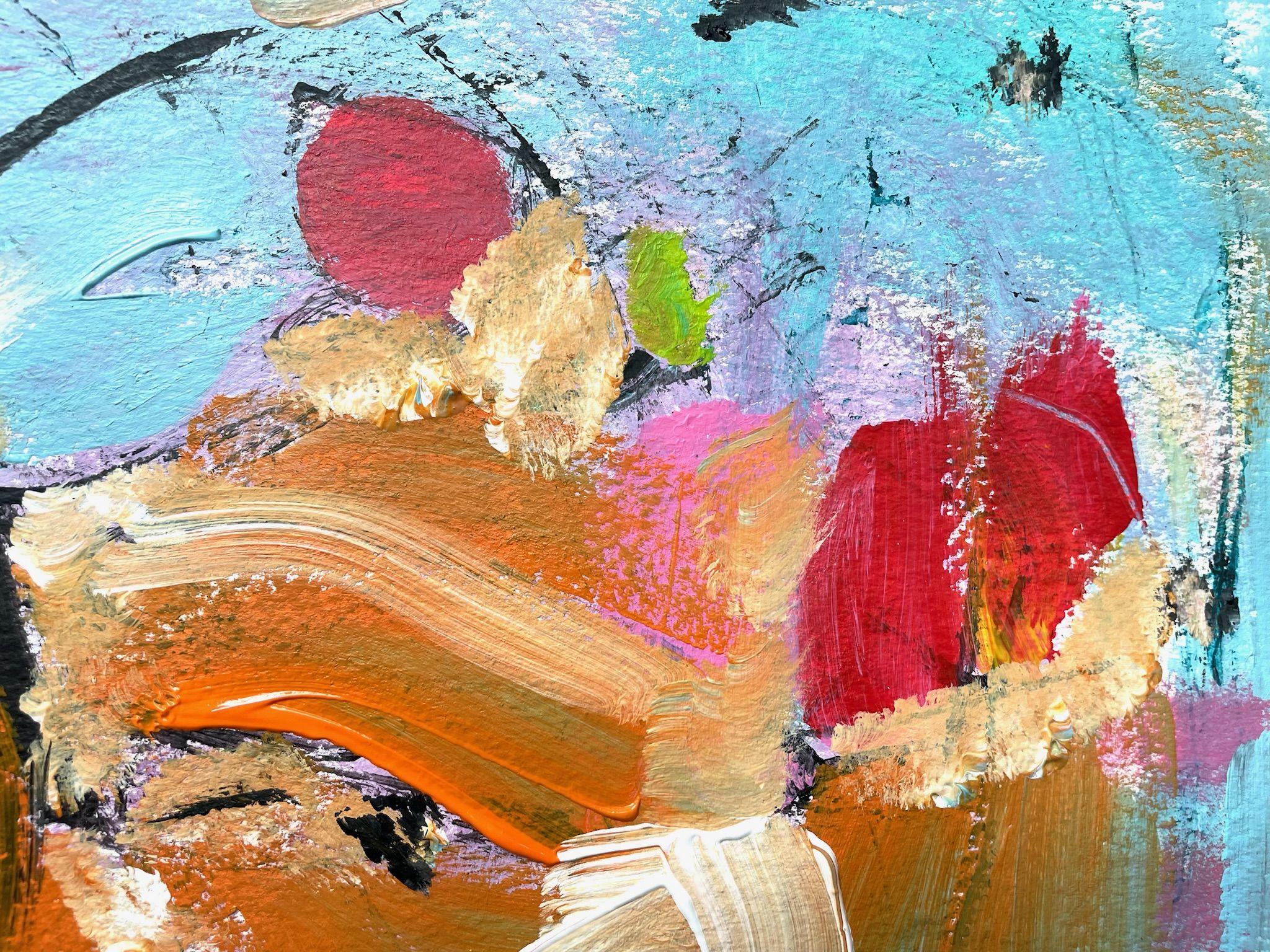 Liebelei, Gemälde, Acryl auf Papier (Zeitgenössisch), Painting, von Christel Haag