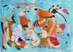 Liebelei, Painting, Acrylic on Paper