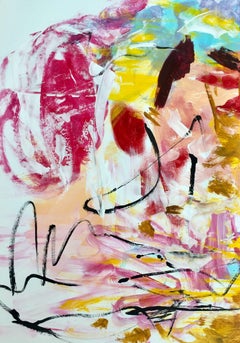 Listen to the Music, Gemälde, Acryl auf Papier