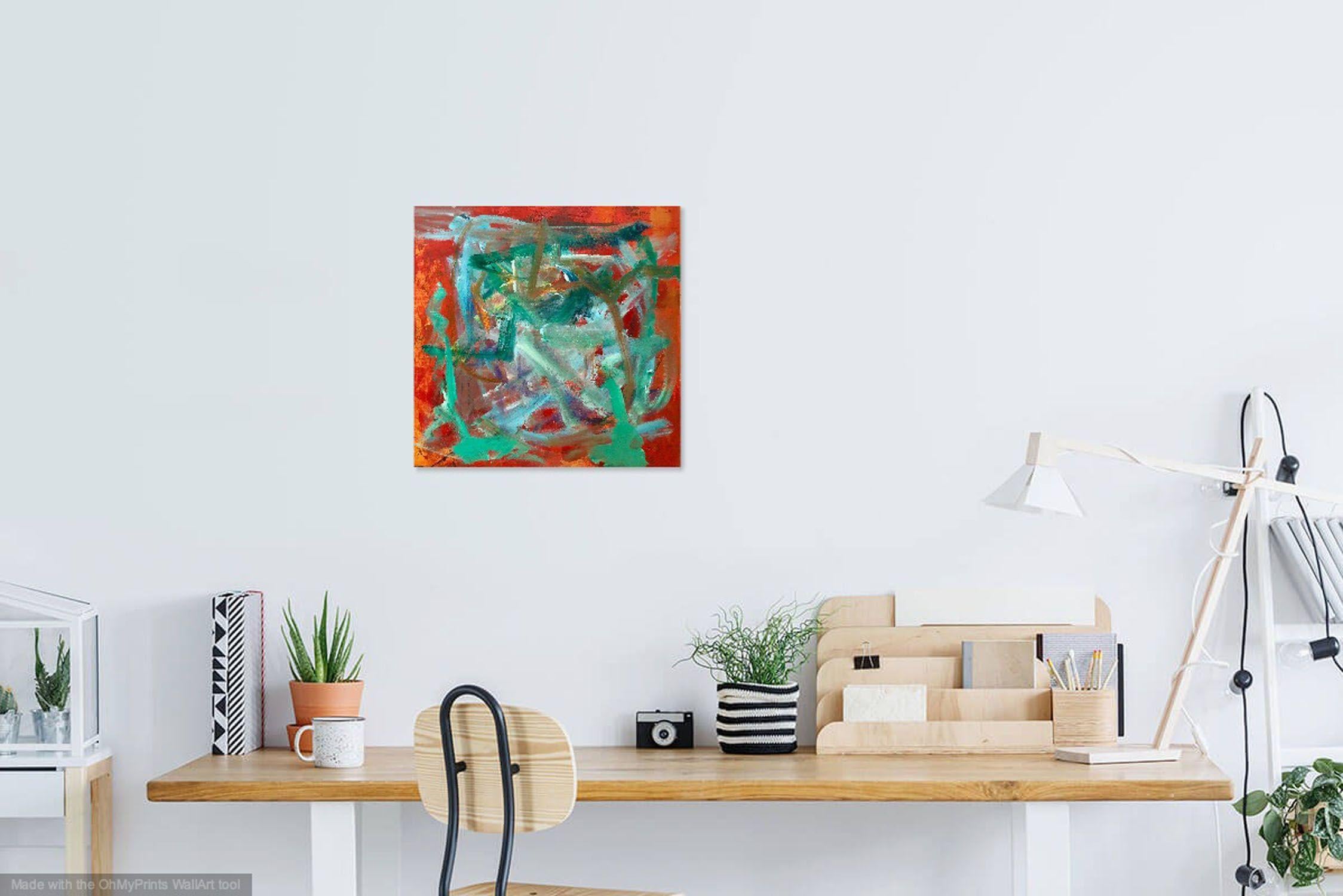 Vivir en armonía, Pintura, Acrílico sobre lienzo en venta 2