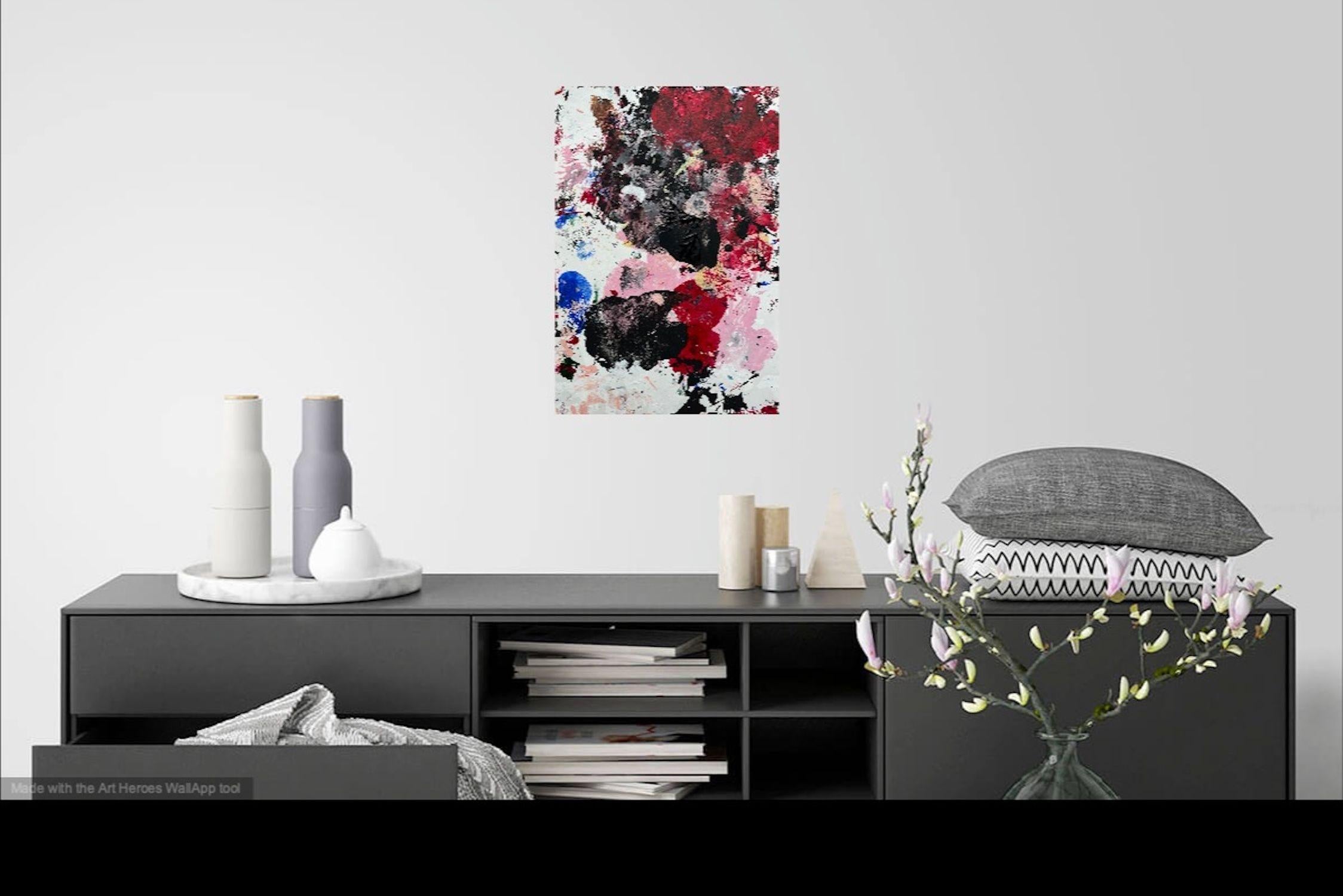 Inspiration lyrique 2, peinture, acrylique sur papier en vente 1