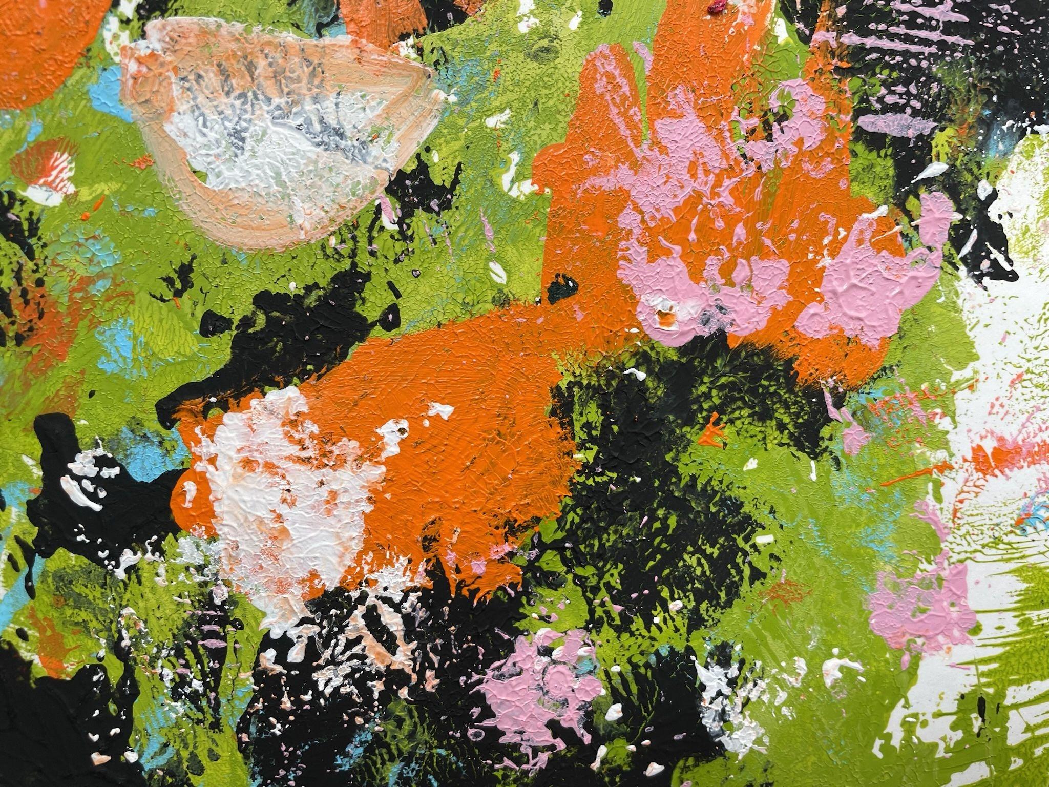 Lyrical Inspiration 3, Painting, Acrylic on Paper For Sale 2