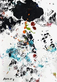 Lyrical Inspiration, Painting, Acrylic on Paper