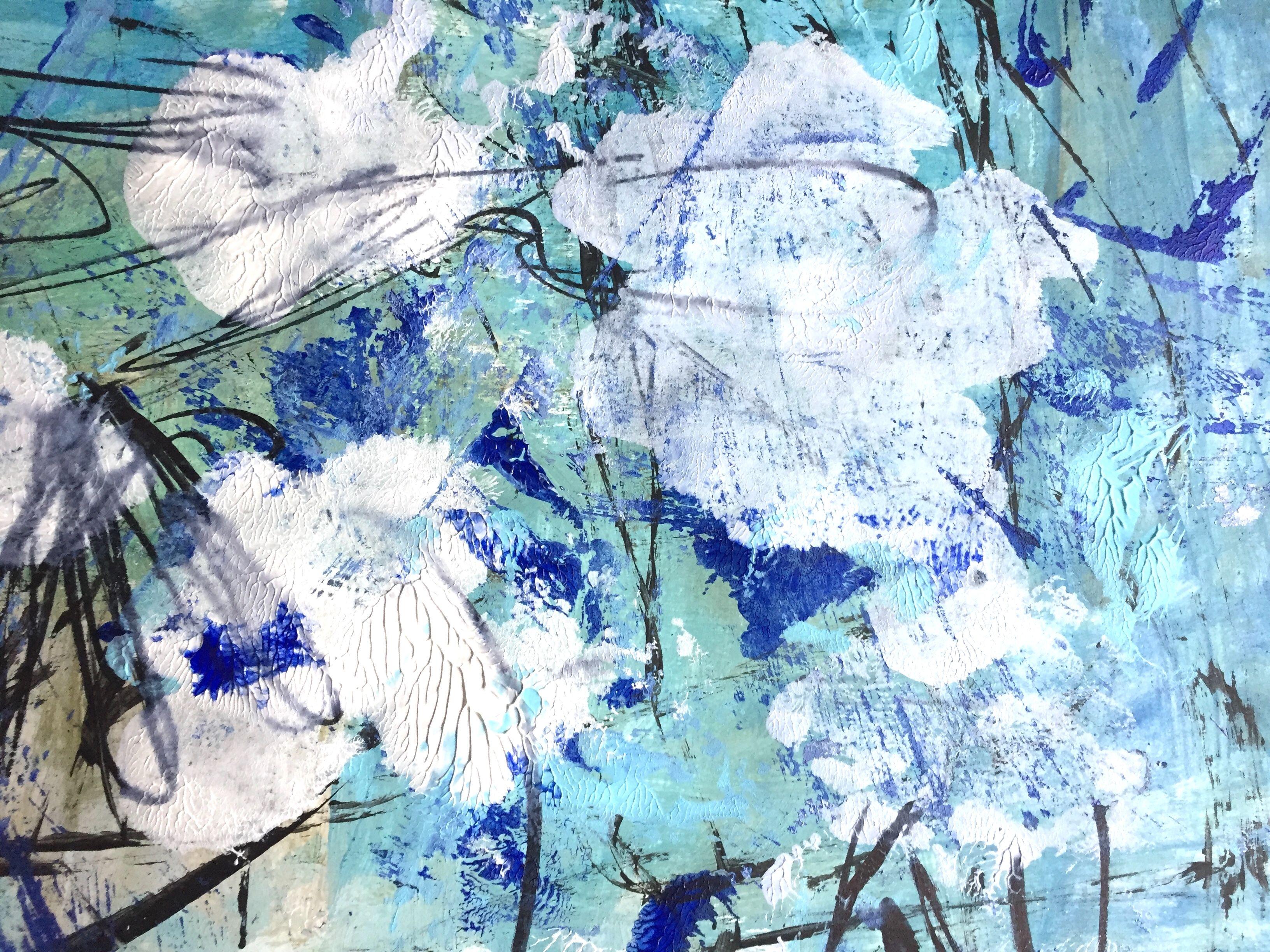 Peinture, acrylique sur papier Manege frei - Painting de Christel Haag
