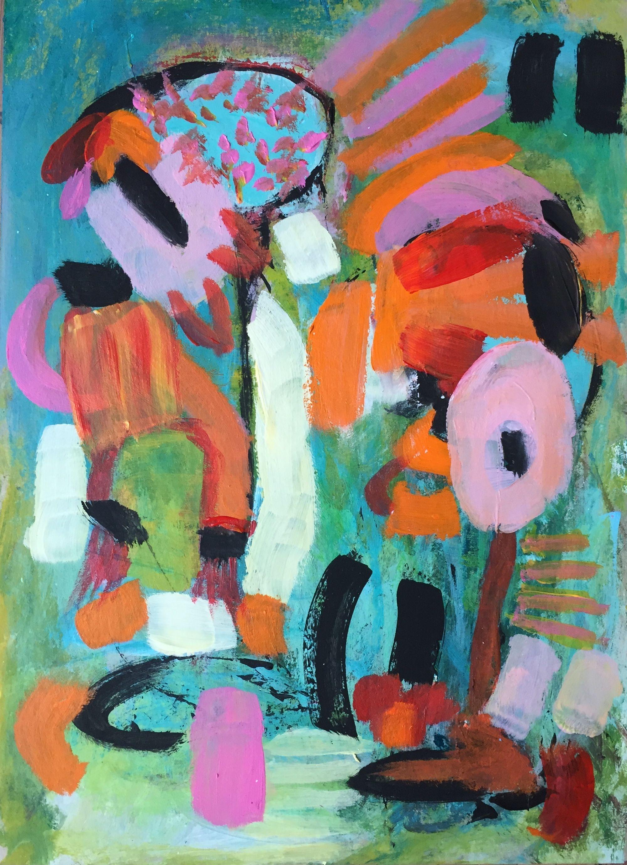 My Buddy and Me, Malerei, Acryl auf Anderem