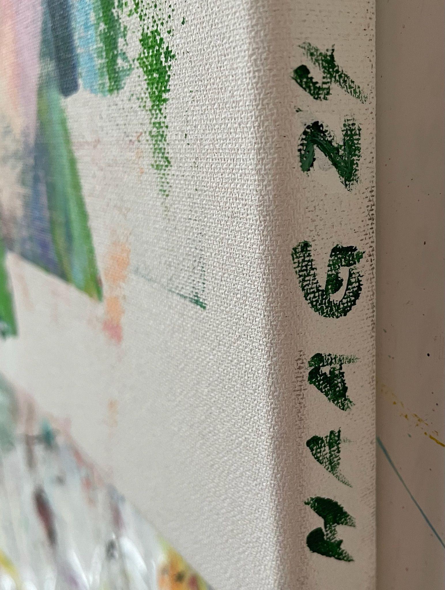 Never Alone 2, Gemälde, Acryl auf Leinwand im Angebot 1