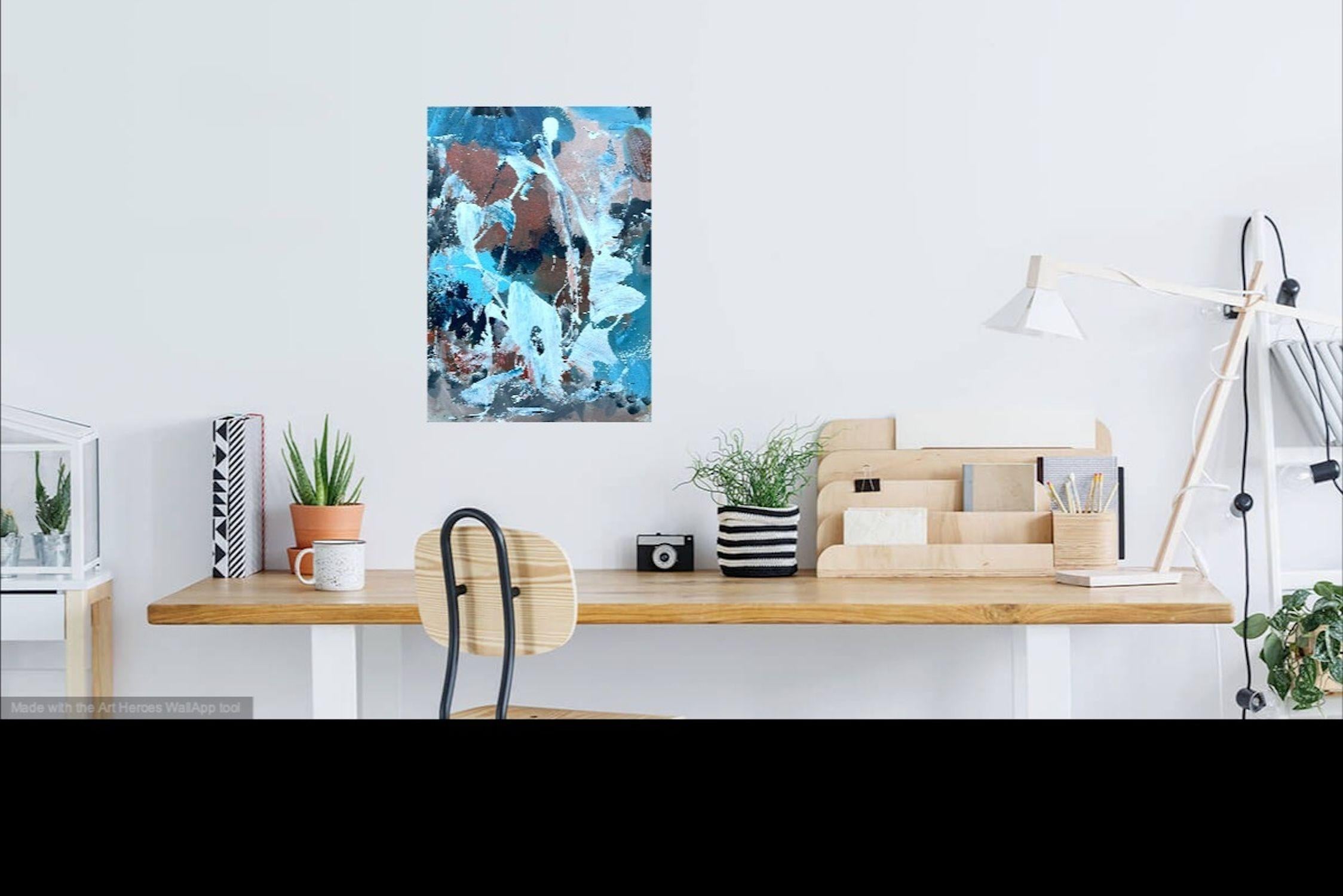 Never Walk Alone 2, Gemälde, Acryl auf Anderem im Angebot 2