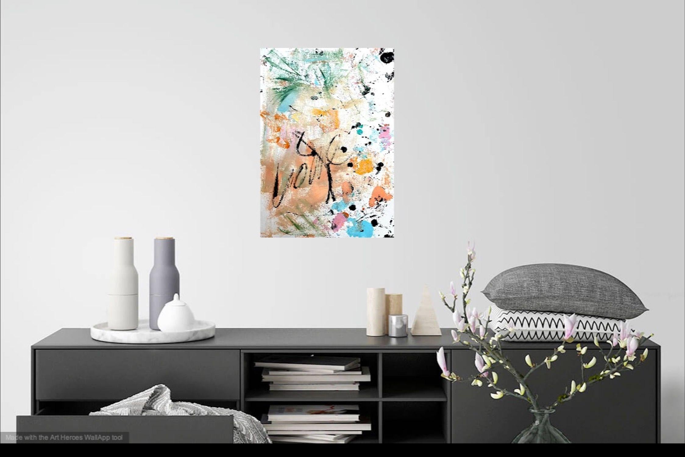 Nada se Compara 2, Pintura, Acrílico sobre Papel en venta 2