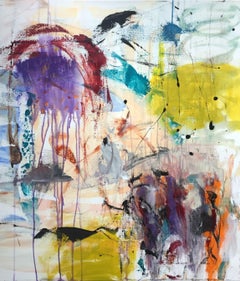 Rain Has Fallen, Painting, Acrylic on Canvas