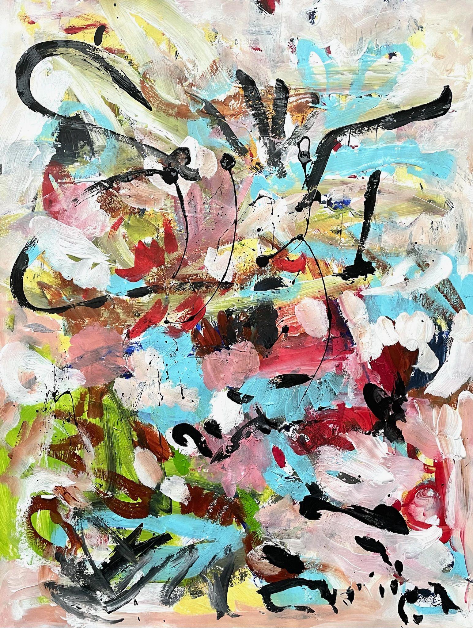 "Ready for Easter" is a colorful vibrant painting on paper. It's full of movement and dynamism. A real eye catcher in your home.    The painting must be framed. It is signed on the front. Title and date of creating are written on the back.    The