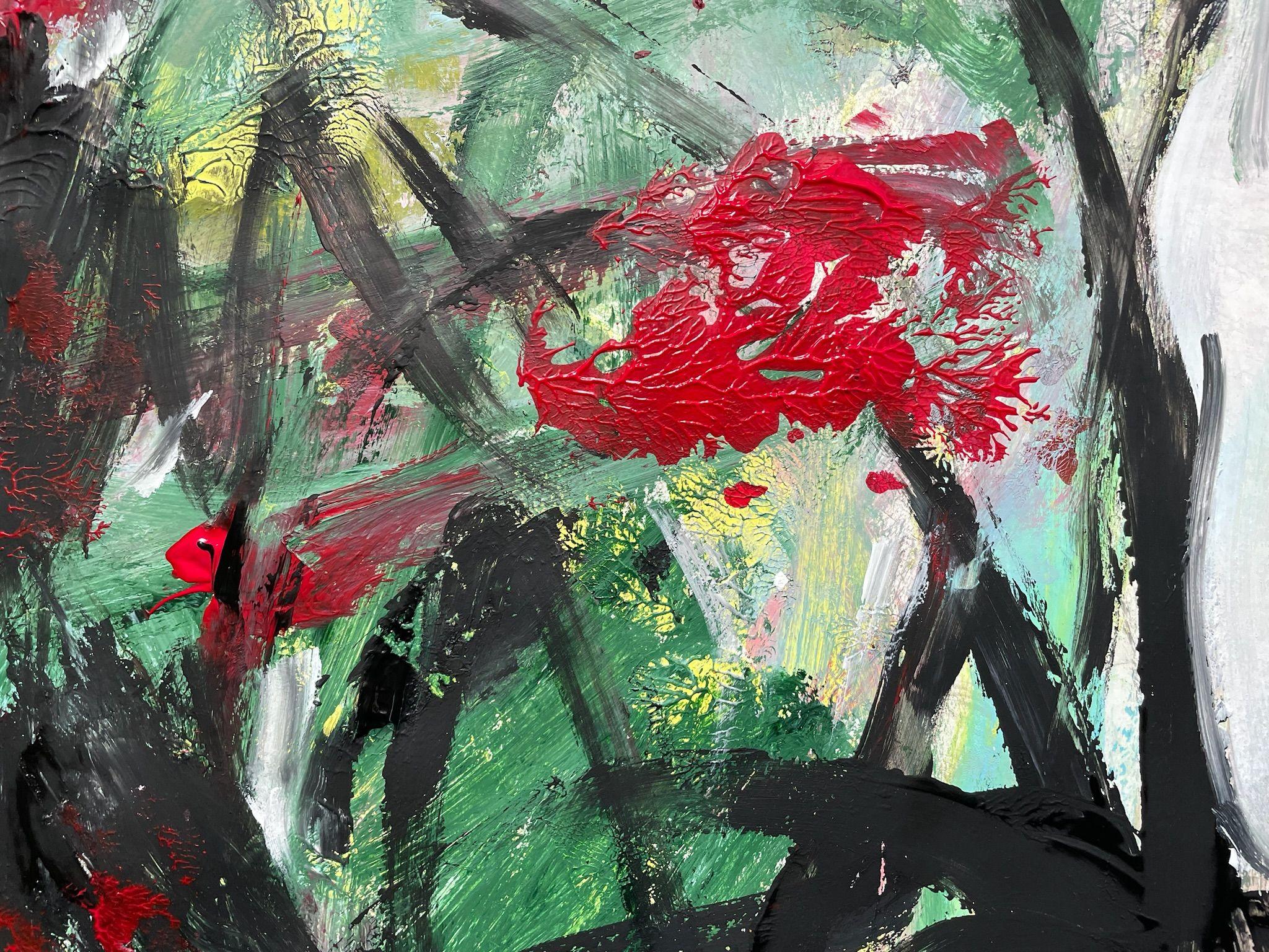 Reflektion, Painting, Acrylic on Paper For Sale 1