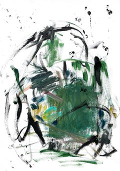 Roots of Life (Triptyque), peinture, acrylique sur papier