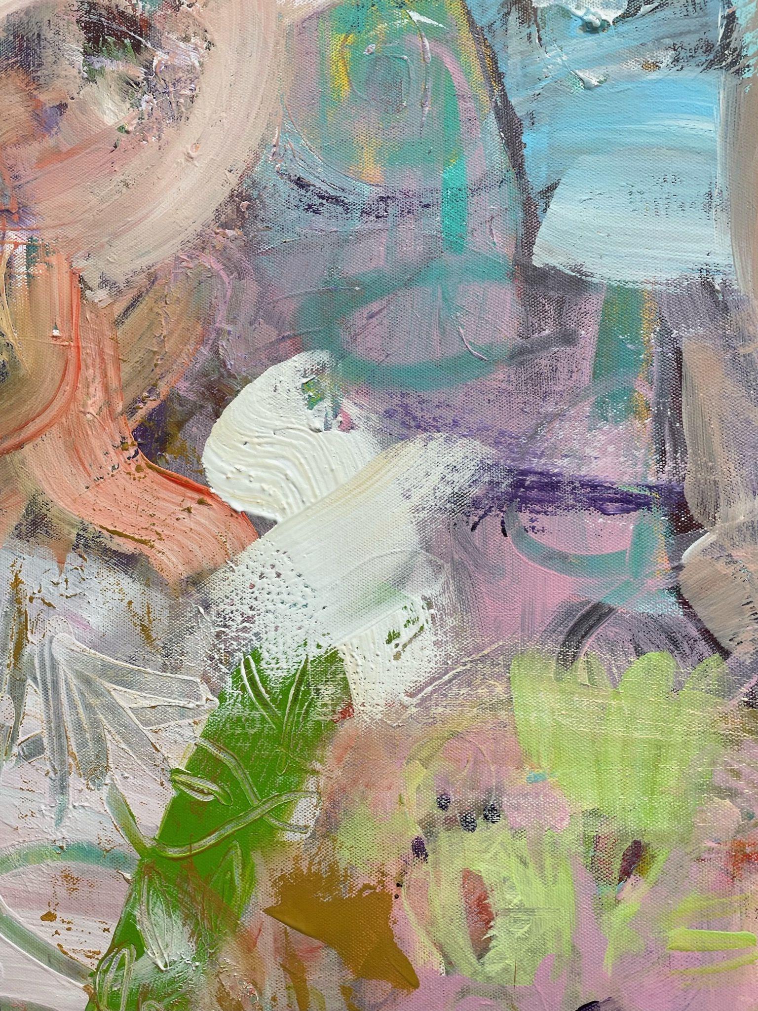 Rosalie, peinture, acrylique sur toile - Contemporain Painting par Christel Haag