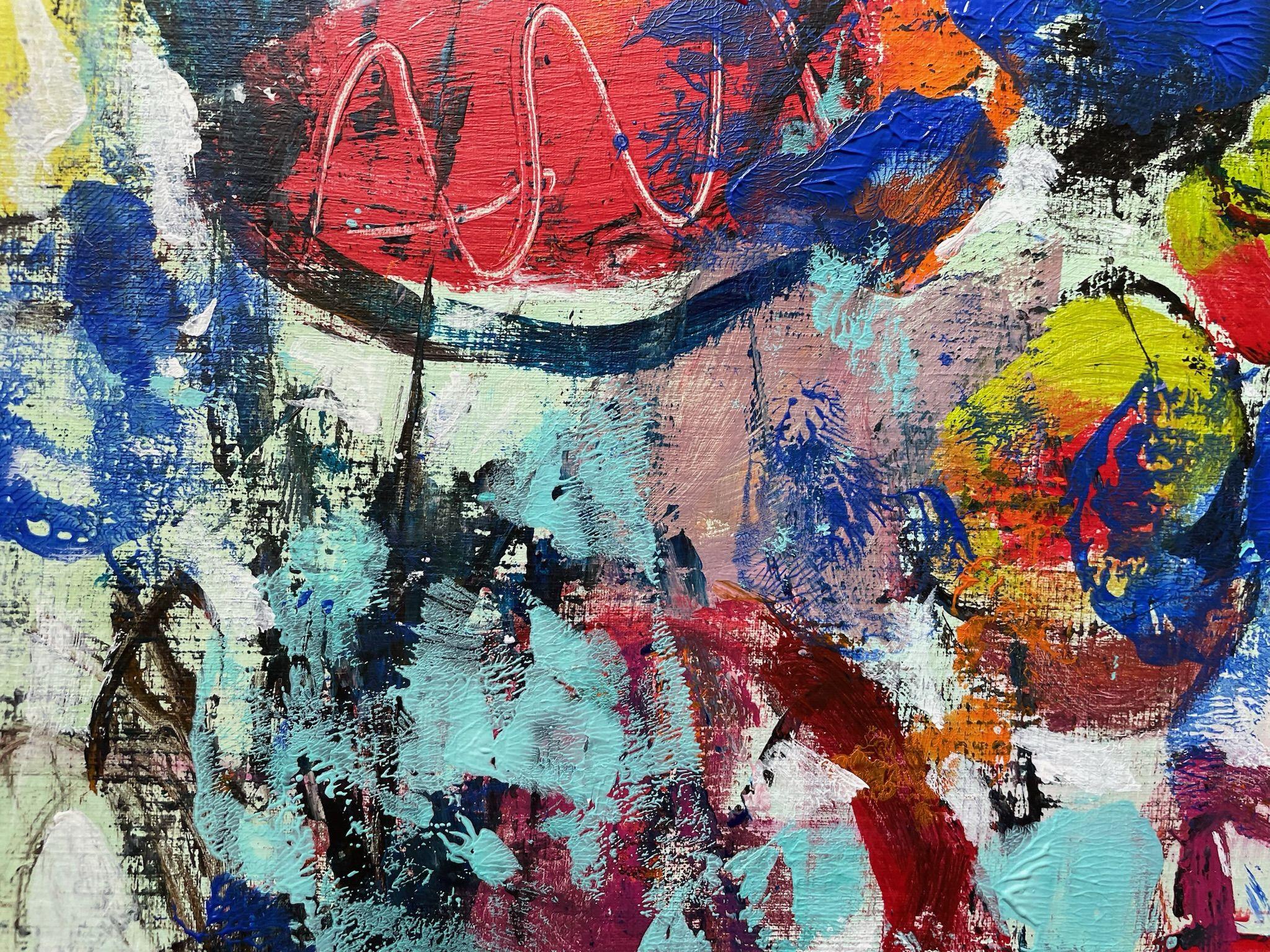 Save the Date for Me, Painting, Acrylic on Paper For Sale 2