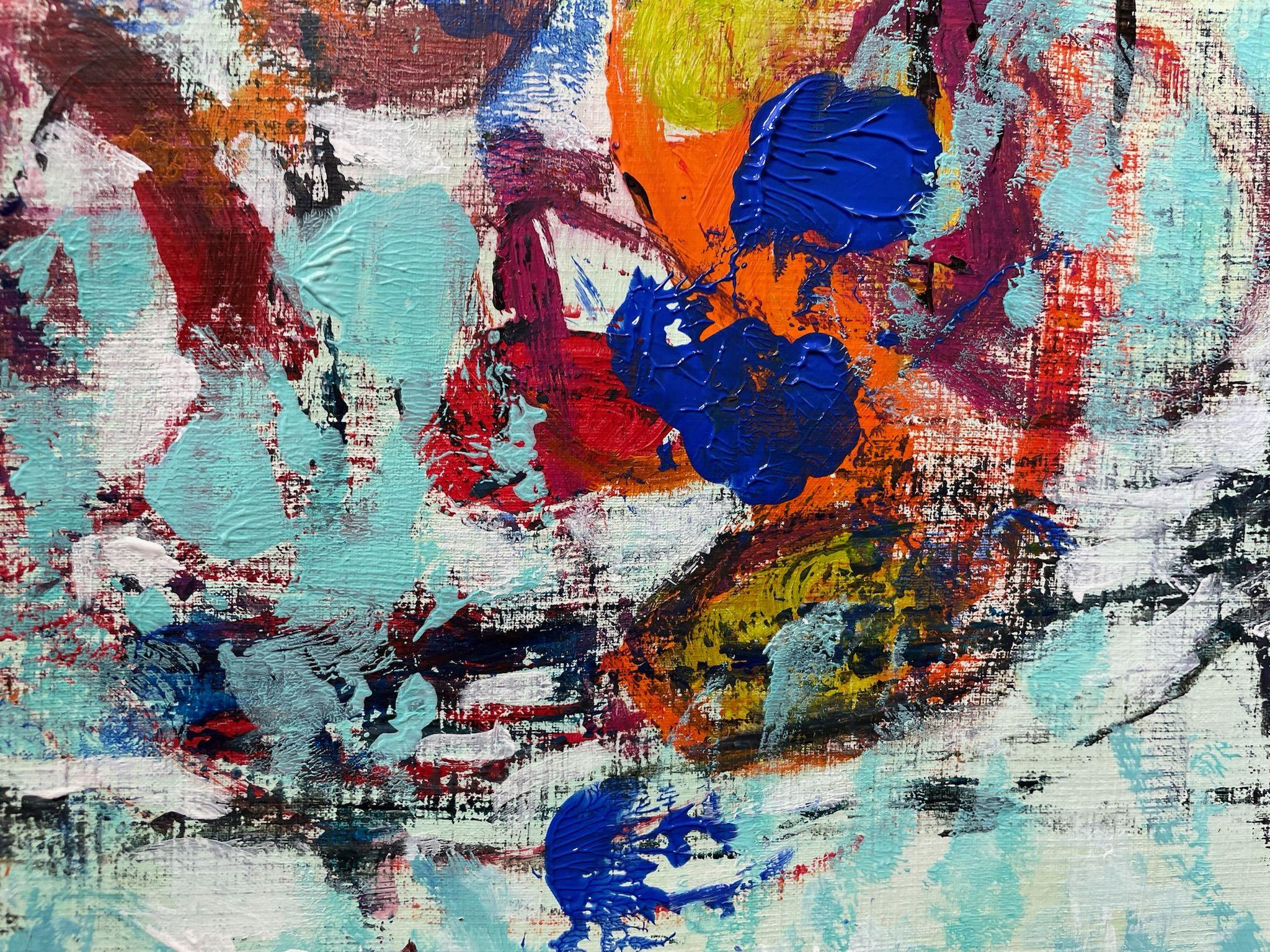 Save the Date for Me, Painting, Acrylic on Paper For Sale 3