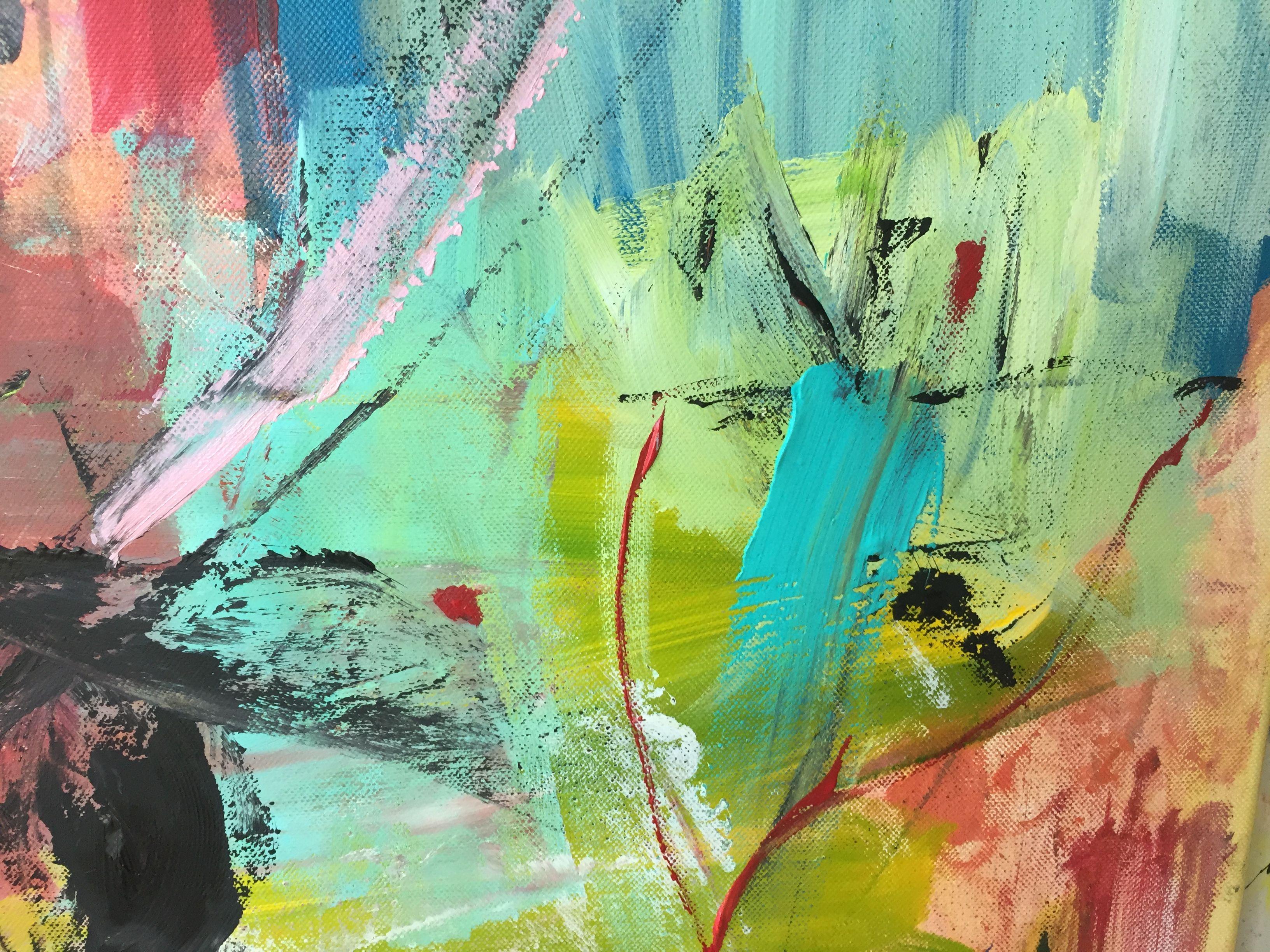 SchÃ¶n warÂ´s, Painting, Acrylic on Canvas For Sale 1