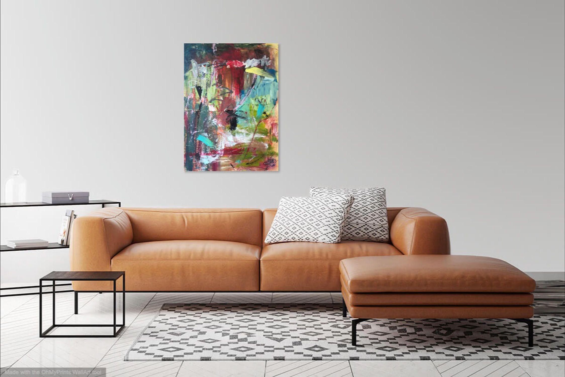 SchÃ¶n warÂ´s, Painting, Acrylic on Canvas For Sale 4