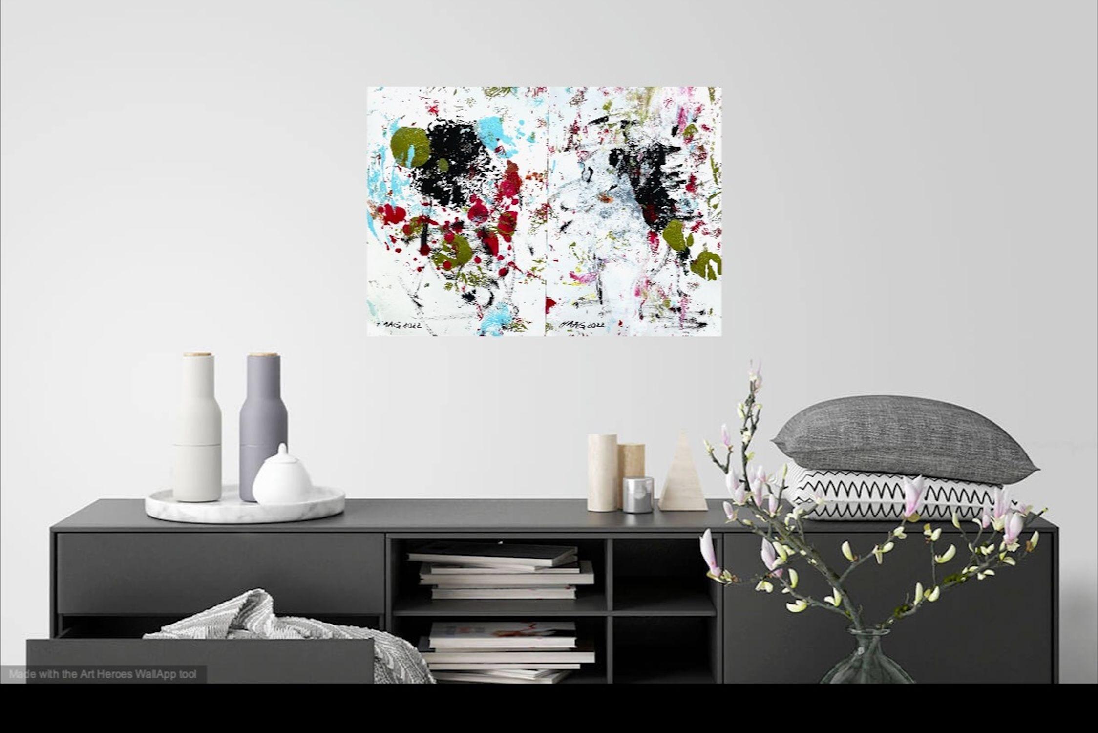 Second Chance 2, Painting, Acrylic on Paper For Sale 4