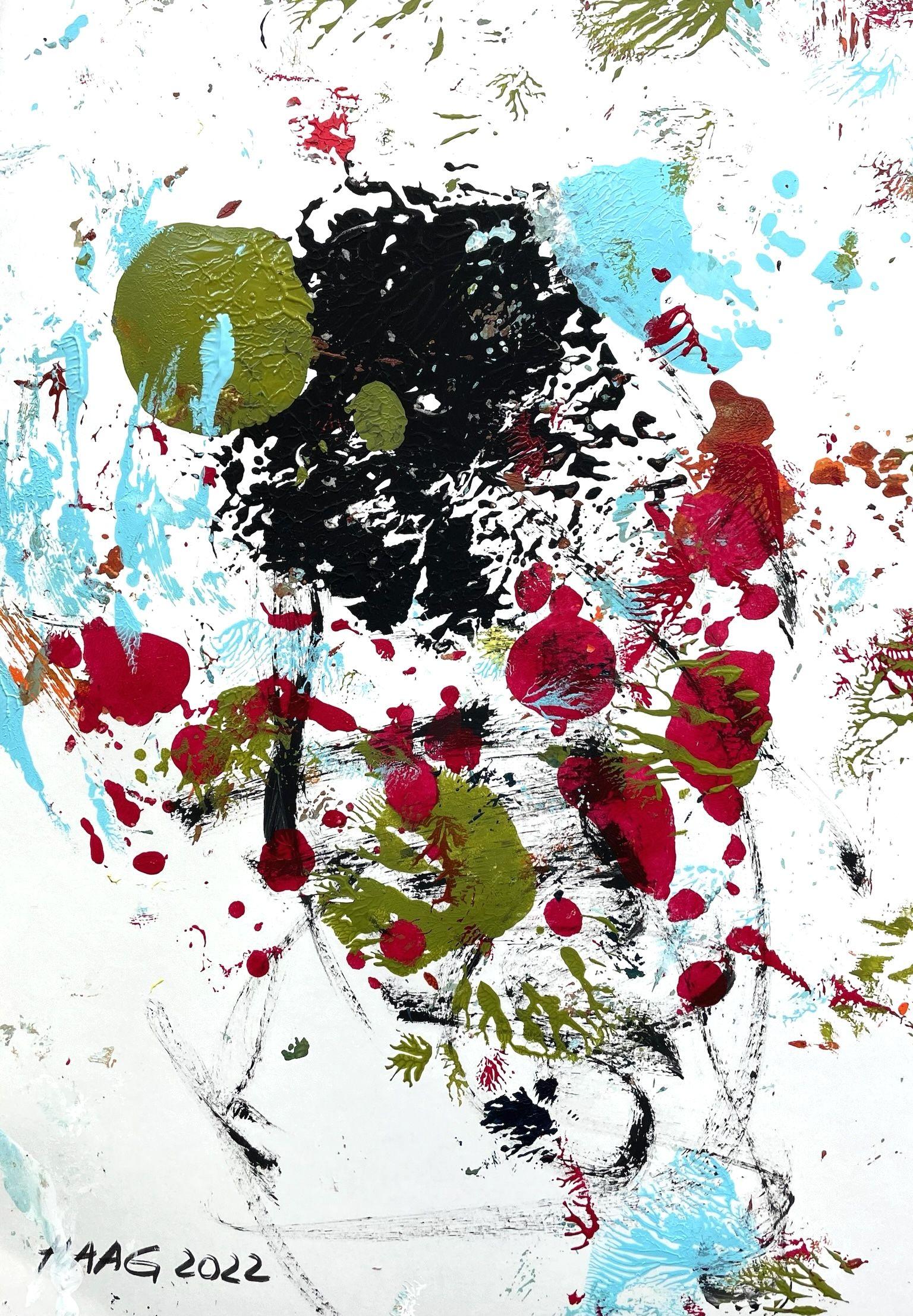 Seconde chance, peinture, acrylique sur papier