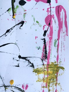 Distacco sociale, Pittura, Acrilico su carta