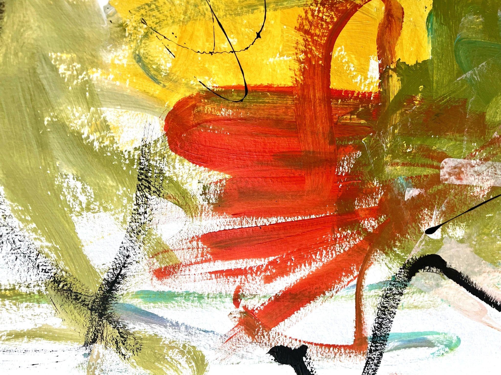 Such a Beautiful Day, Gemälde, Acryl auf Papier im Angebot 1