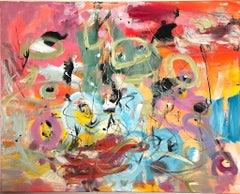 Un tipo tan gracioso, Pintura, Acrílico sobre lienzo