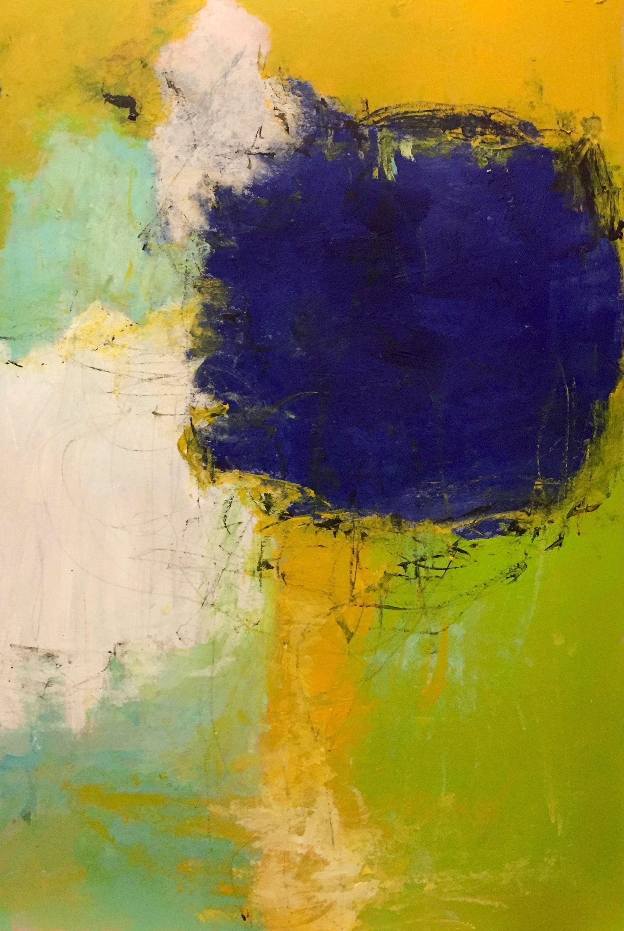 Christel Haag Abstract Painting - Summer Day, Painting, Acrylic on Other