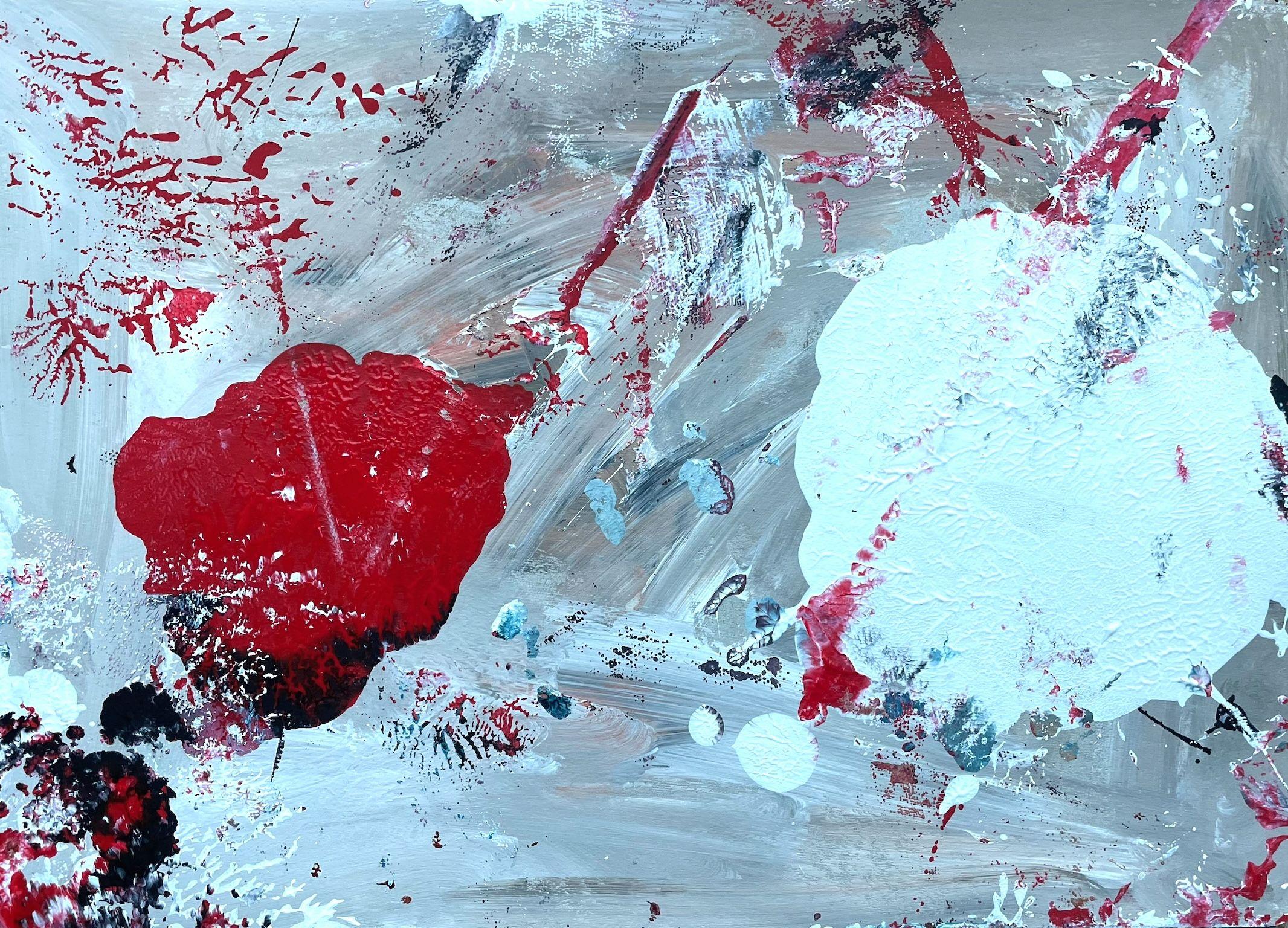 The Milky Way, Gemälde, Acryl auf Anderem – Painting von Christel Haag