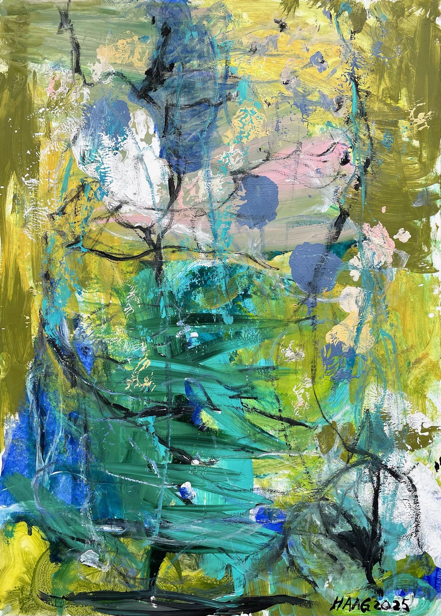 There Are No Fences 2, Painting, Acrylic on Paper