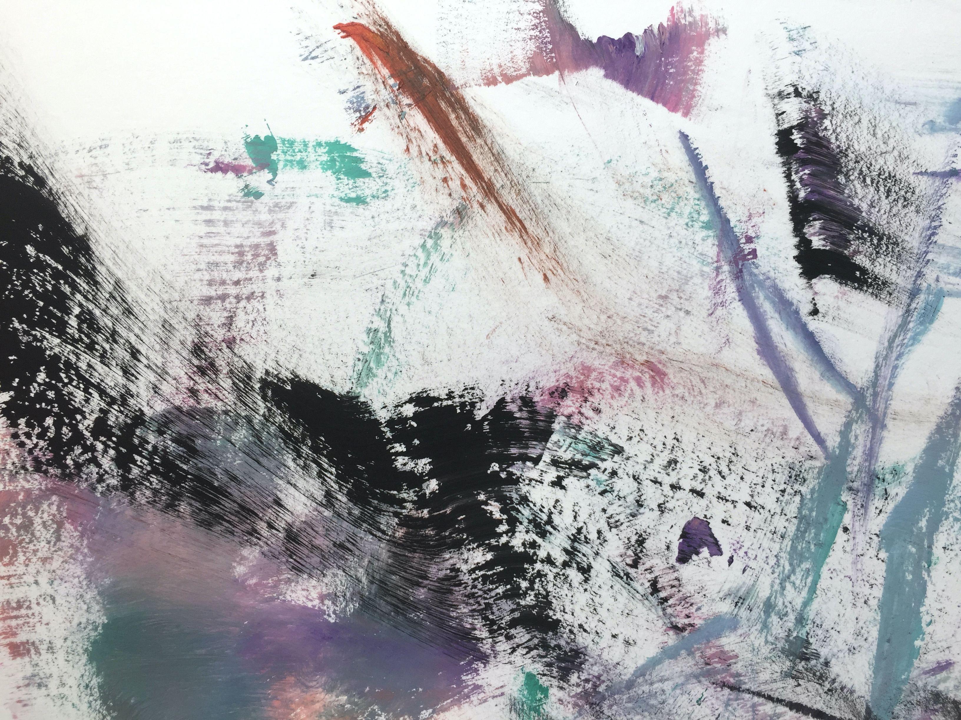 Questo posto, Pittura, Acrilico su carta - Painting Contemporaneo di Christel Haag