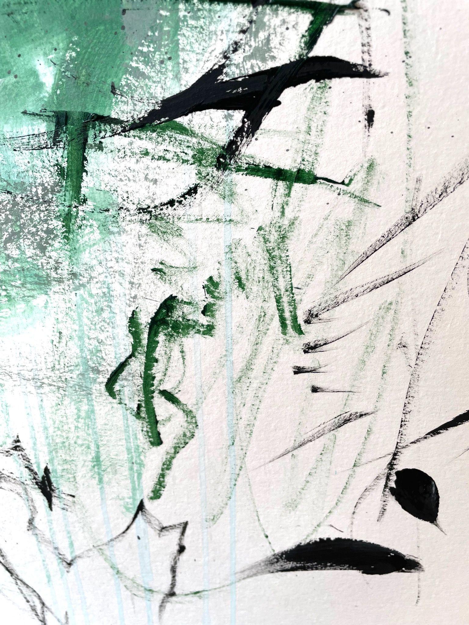 Thumbs Up, Painting, Acrylic on Paper For Sale 3