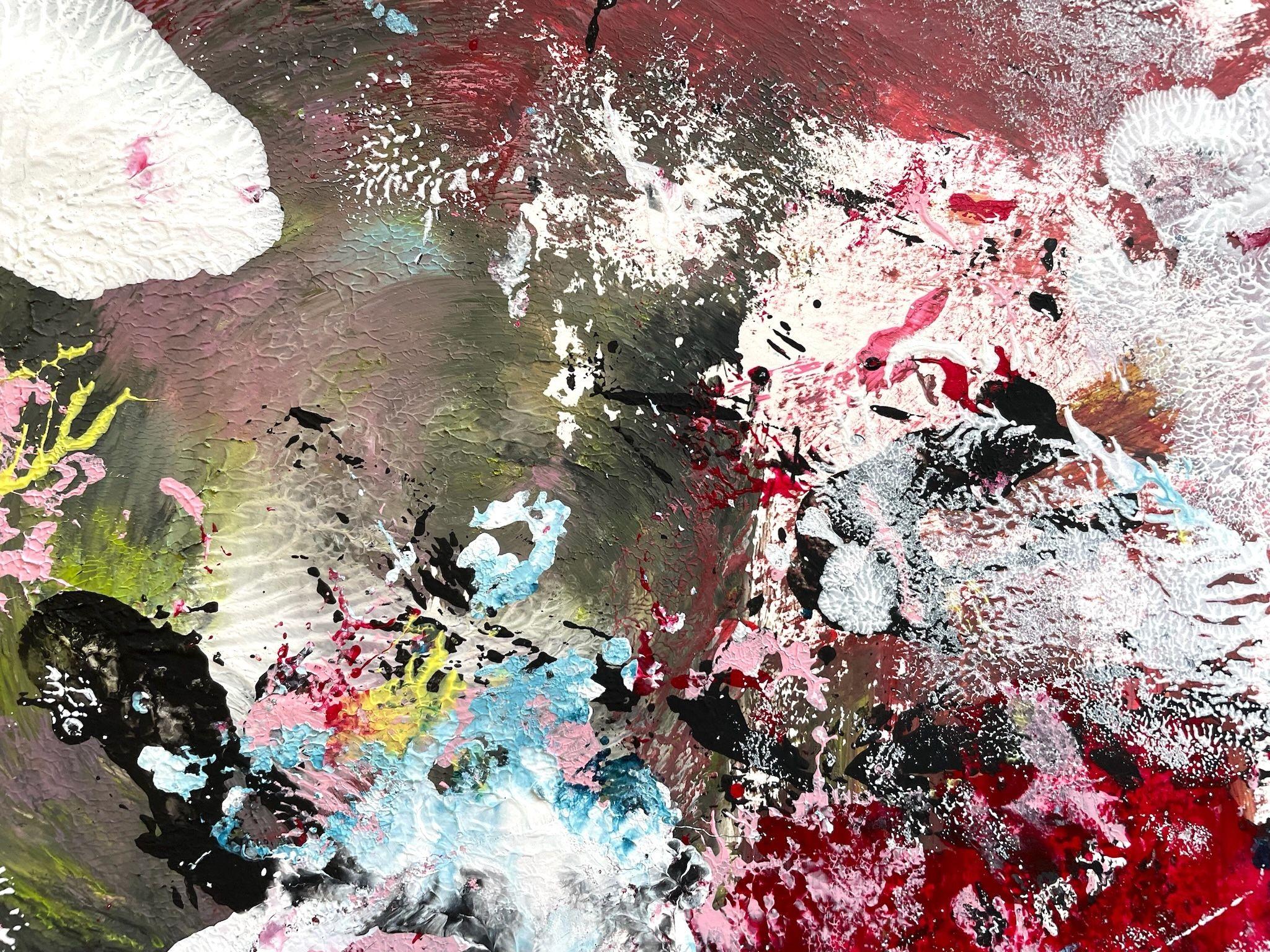 TrÃ¤umerei, Malerei, Acryl auf Papier (Zeitgenössisch), Painting, von Christel Haag
