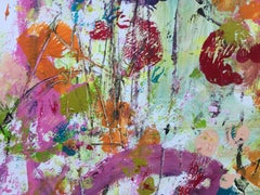Gemälde auf dem Daunen, Acryl auf Papier