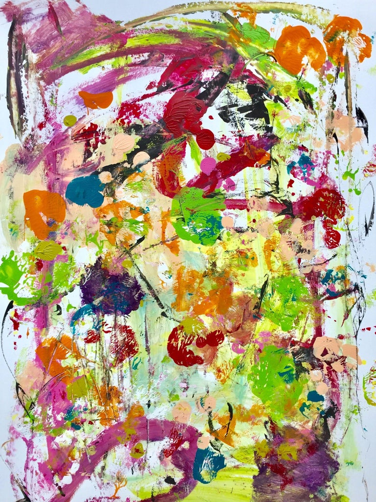 Christel Haag Upside Down, Painting, Acrylic on Paper For Sale at 1stDibs