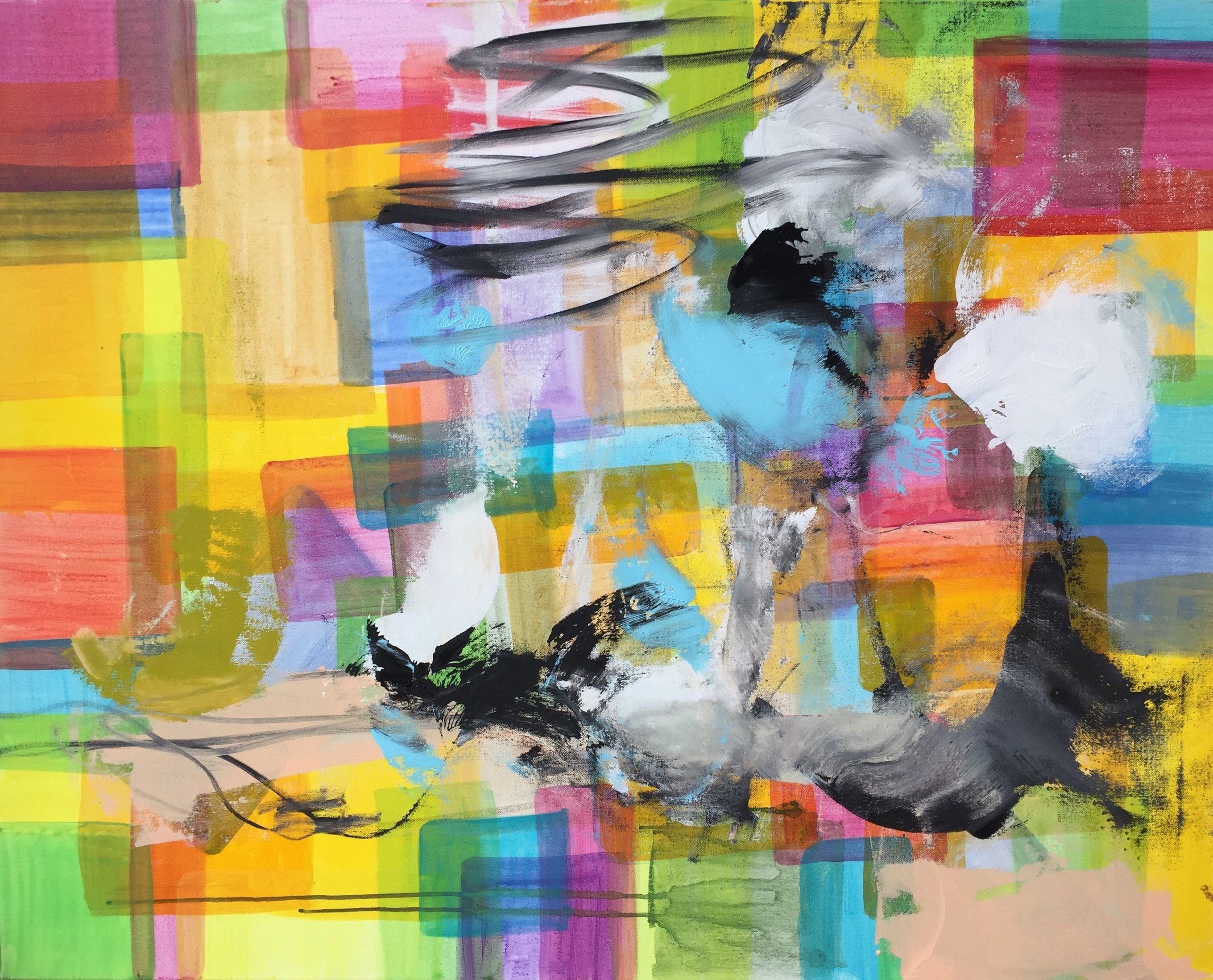 Variation 1, Gemälde, Acryl auf Leinwand